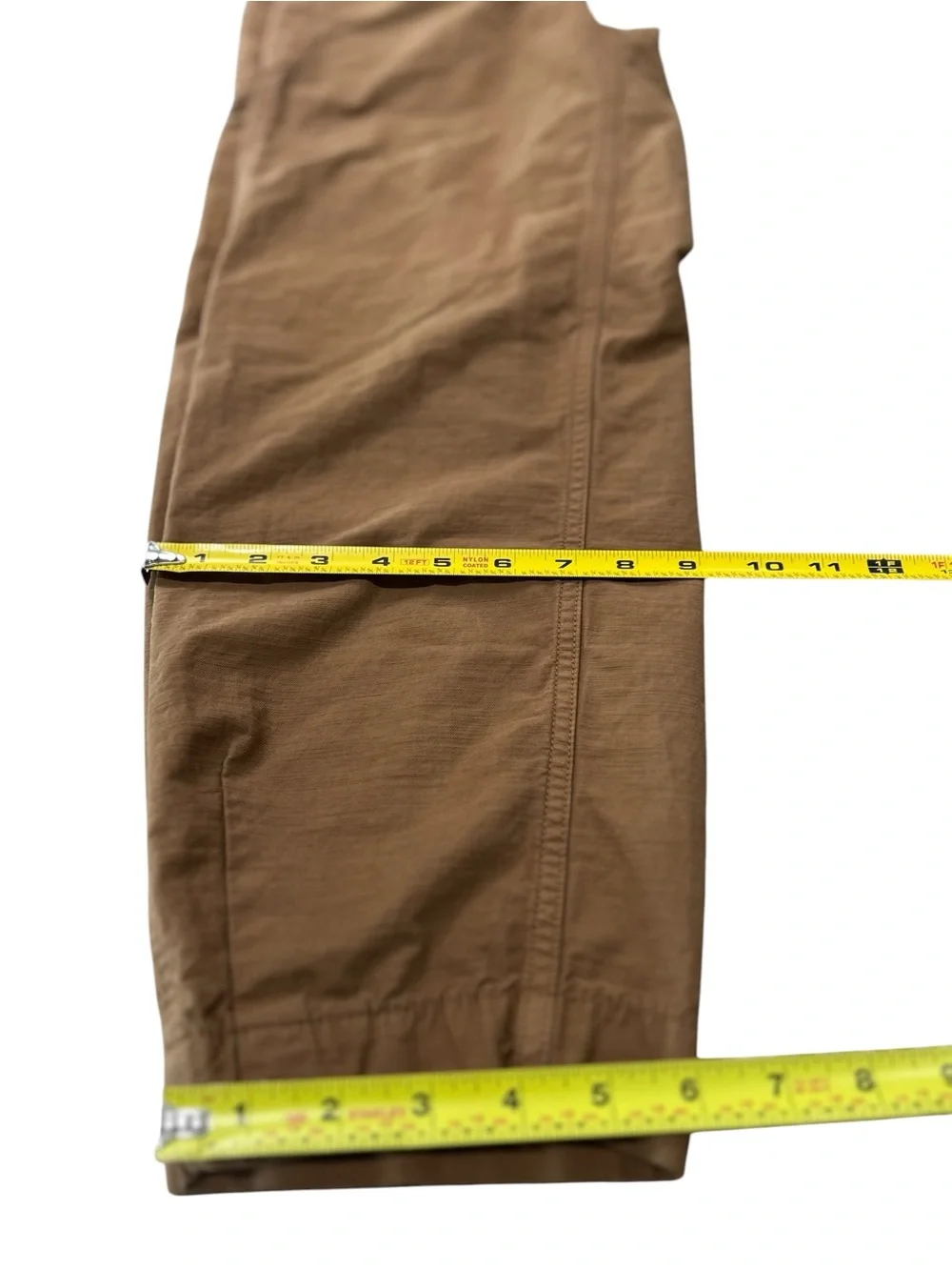 Everlane Fatigue Barrel Pant In Toasted Coconut Sz 00 Organic Cotton Linen Blend